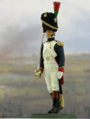Captain chasseur tin soldier military miniature collectors diorama collection 1810 1805 anno capitaine capitano officer soldiers figures collectible tin soldiers 54 mm kits year