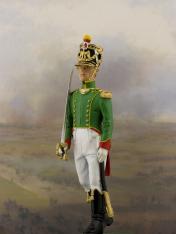 Lieutenat flanquer toy soldier military miniature collectors diorama collection 1811 1813 lieutenant anno flanqueur grenadier second sottotenente sou year