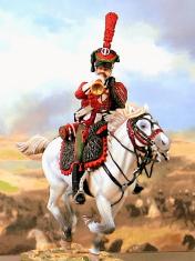 trumpeter 8st regiment 1808 cavalr hussar light