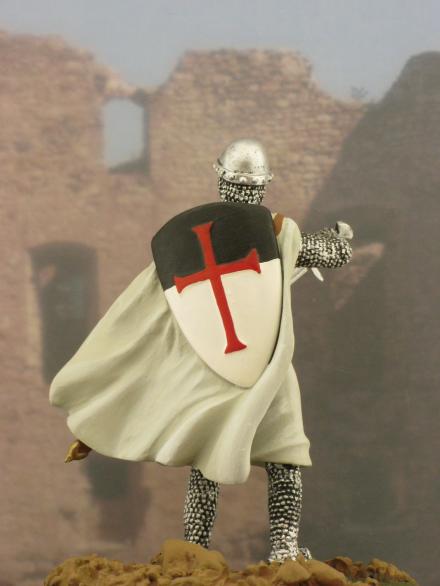 Knight templar guard artillery medieval knights miniatures military figurines historical tin figures cavalry knight knight templar