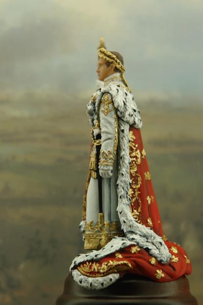 Coronation of Napoleon napoleonic war figures tin soldiers painting model miniature soldiers figures collectible tin soldiers 54 mm kits de napoleon 1 1804 2nd 32 base cathedral cold coronation crowned dame december di emperor figurine french from incoronazione le made napoleone notre pari piu pope presence redwood sacre scale vii wa