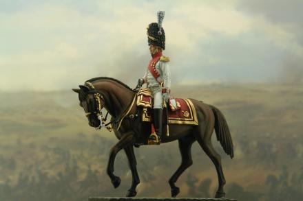 Colonel grenadier foot napoleonic war figures tin