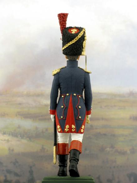 Captain grenadier napoleonic model toy soldiers miniatures figurines for colle 1810 anno jahr napoleonic war figures tin soldiers painting model miniature officer officier offizier ufficiale year