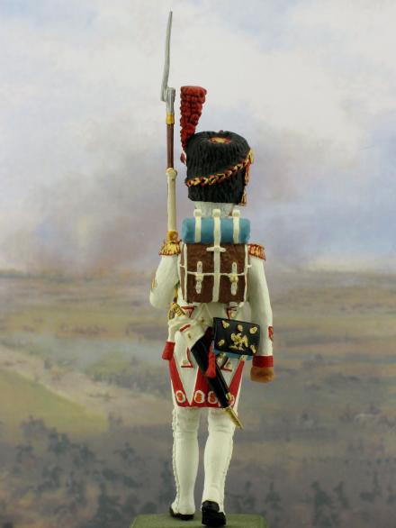 Sergeant grenadier napoleonic war figures tin soldiers painting model miniature 1810 anno sergeant sergent sergente toy soldier tin miniatures for sale 1 32 scale diorama year