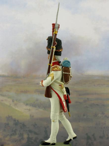 Sergeant grenadier napoleonic war figures tin soldiers painting model miniature 1810 anno sergeant sergent sergente toy soldier tin miniatures for sale 1 32 scale diorama year