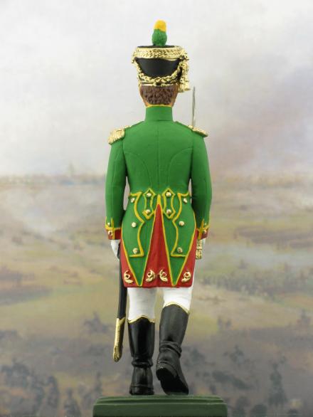 Lieutenat flanquer french painted toy soldiers military figures kits sale 1813 1811 lieutenant anno napoleonic war figures tin soldiers painting model miniature officer second sottotenente sou
