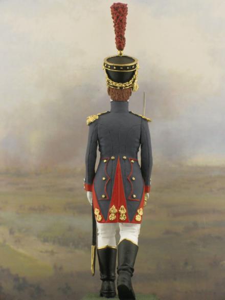 Captain flanquer soldiers figures collectible tin soldiers 54 mm kits 1811 1813 anoo capitaine capitano captain flanqueur grenadier napoleonic model tin soldiers miniatures figurines for colle year