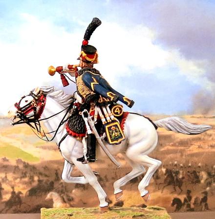 trumpeter 4st regiment 1808 cavalr hussar light