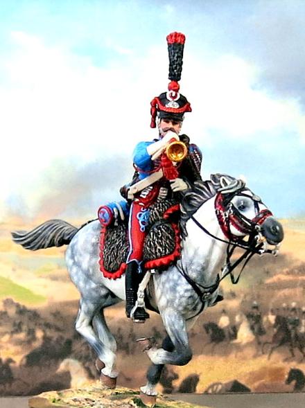 trumpeter 3st regiment 1808 cavalr hussar light