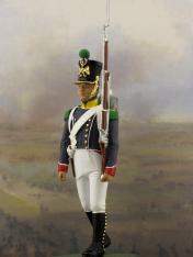 Private voltigeurs napoleonic war figures tin soldiers painting model miniature 1813 1815 15 1812 anno private soldato troupier