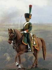 Chasseur escort french painted toy soldiers german figures kits sale en escort grigario napoleonic model toy soldiers miniatures figurines for colle nella privat scorta tenue troupe uniforma