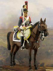 Cuirasier private soldiers figures collectible toy soldiers 54 mm kits 1810 1812 7 private reg reggimento soldat soldato year